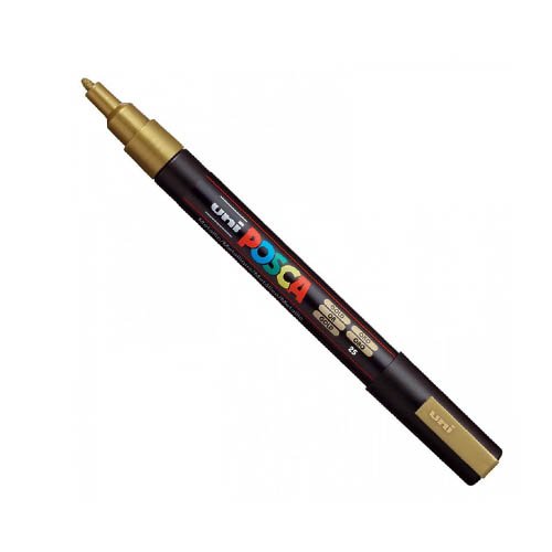 Uni Posca Marker 3m Gold - mi-pc3m-gd